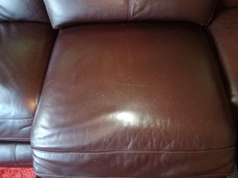 Luxe LHF Brown Leather L-Shape Corner Sofa (PTP)