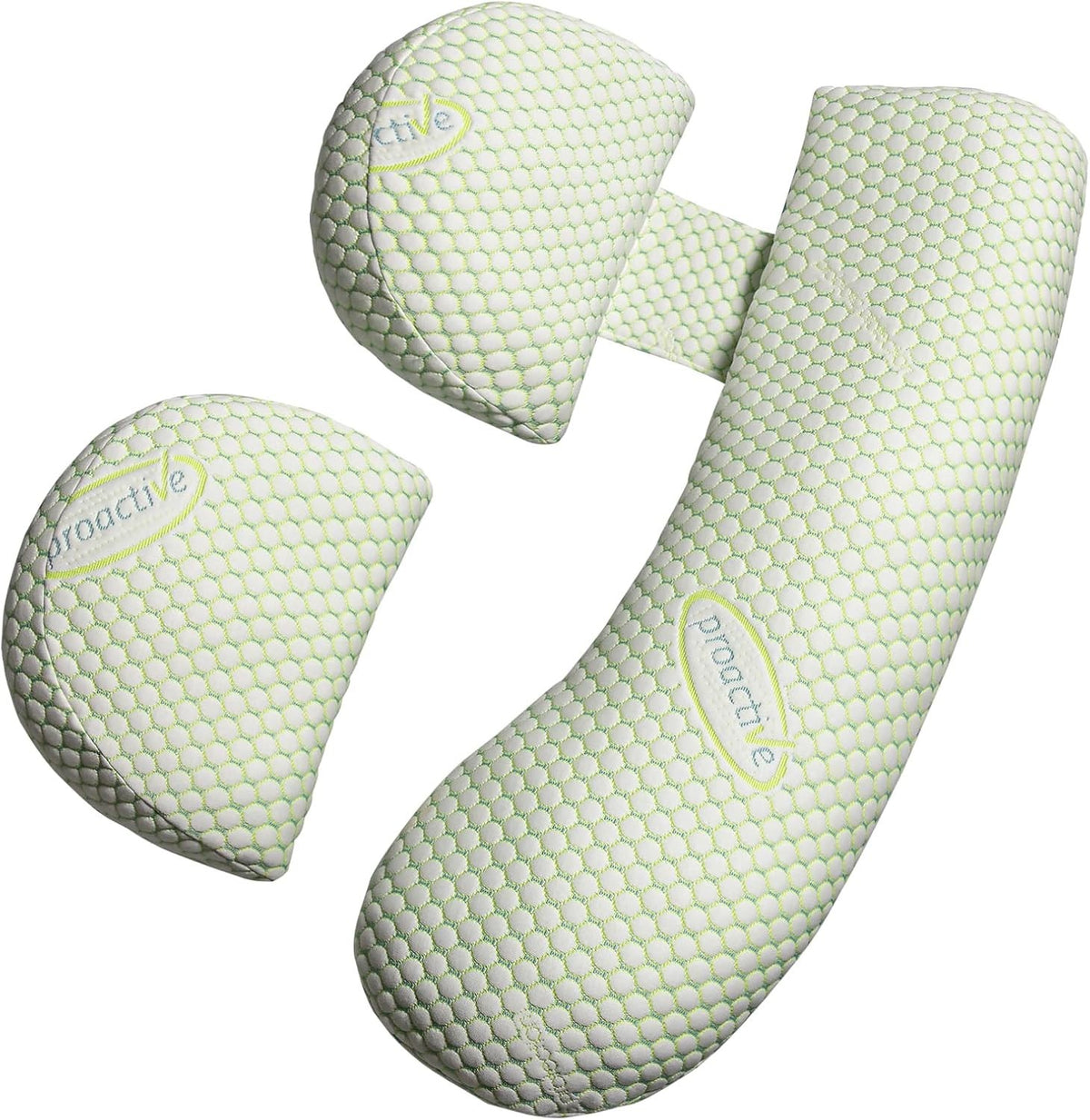 Pregnancy Pillow for Side Sleepers Double Wedge Back & Belly Support Adjustable