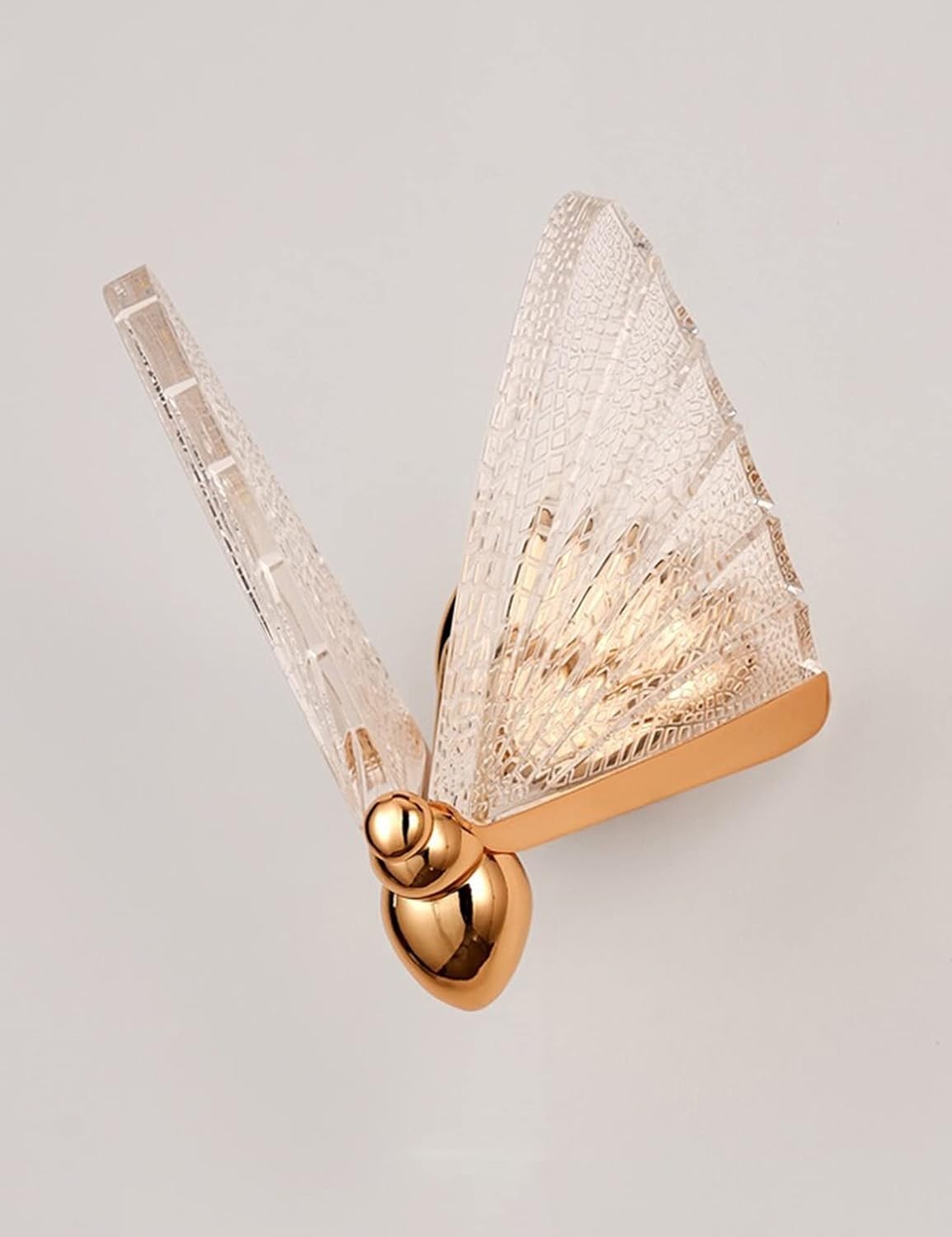 Decorative Butterfly LED Wall Sconces, Modern Acrylic Animal Design, 2-Pack