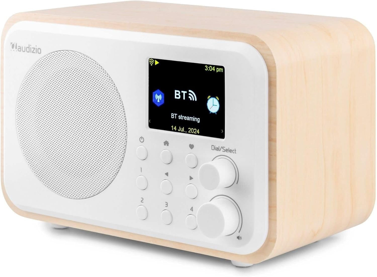 Portable DAB+/WiFi Internet Radio with Bluetooth, FM & Alarm Clock