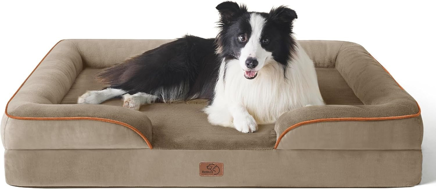 Orthopedic Large Dog Bed Waterproof Washable Sofa 89x63x16cm