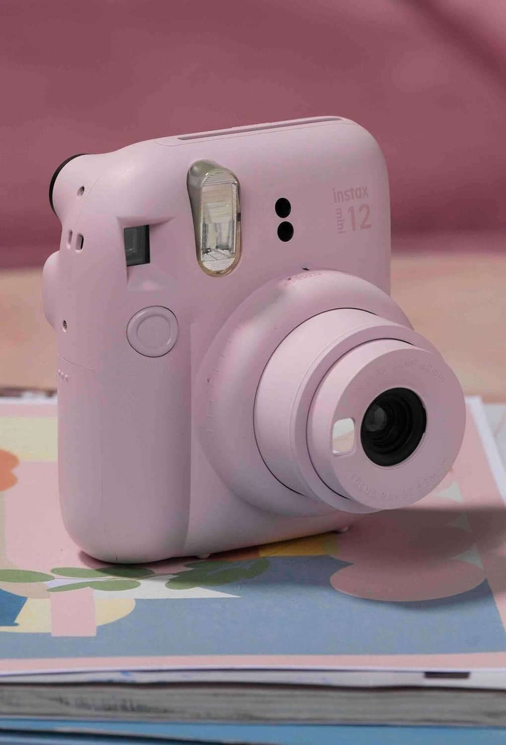 Instant Camera Bundle Pink 20 Film Shots Case Album Photo Display