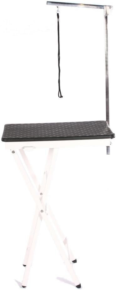 Portable Dog Grooming Show Table Foldable Non Slip Black