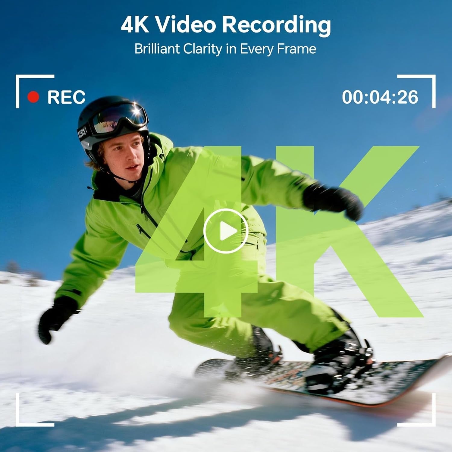 4K 64MP Digital Camera Autofocus Vlogging Selfie Camera 32GB 16X Zoom