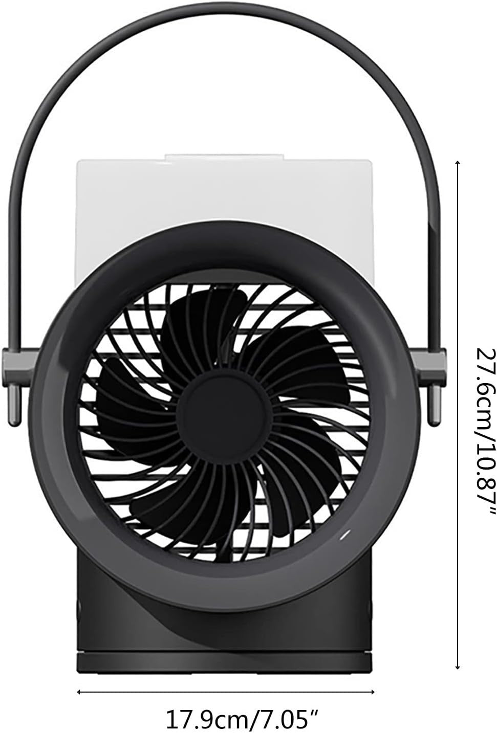 Portable USB Desktop Fan – 3 Speed Rechargeable 350mL Mist Cooling Humidifier