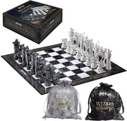 Wizard Chess Set Luxury Display – Detailed Battle Pieces & Board | Collector Gif