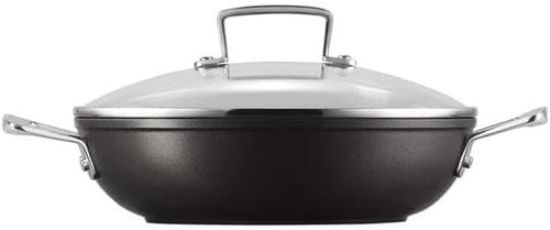 24cm Toughened Non Stick Casserole with Glass Lid – Oven & Induction Safe