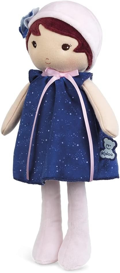 32cm Musical Soft Fabric Baby Doll Lullaby Night Glow Personalised Ribbon Gift
