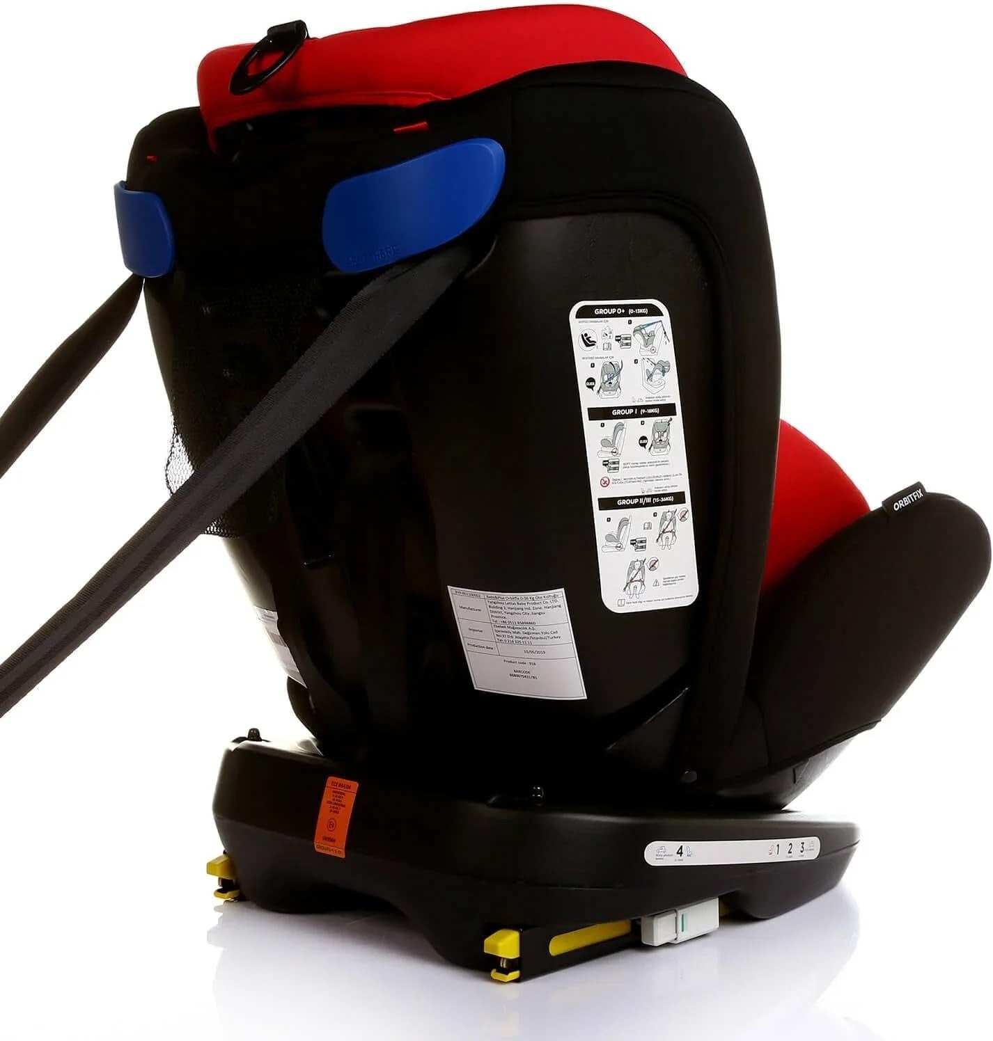 360° Rotating i-Size Car ISOFIX 0–36kg Birth to 12 Years R129