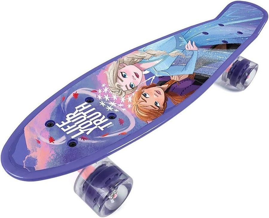 Frozen Skateboard for Kids & Adults with PU Wheels 55cm Deck