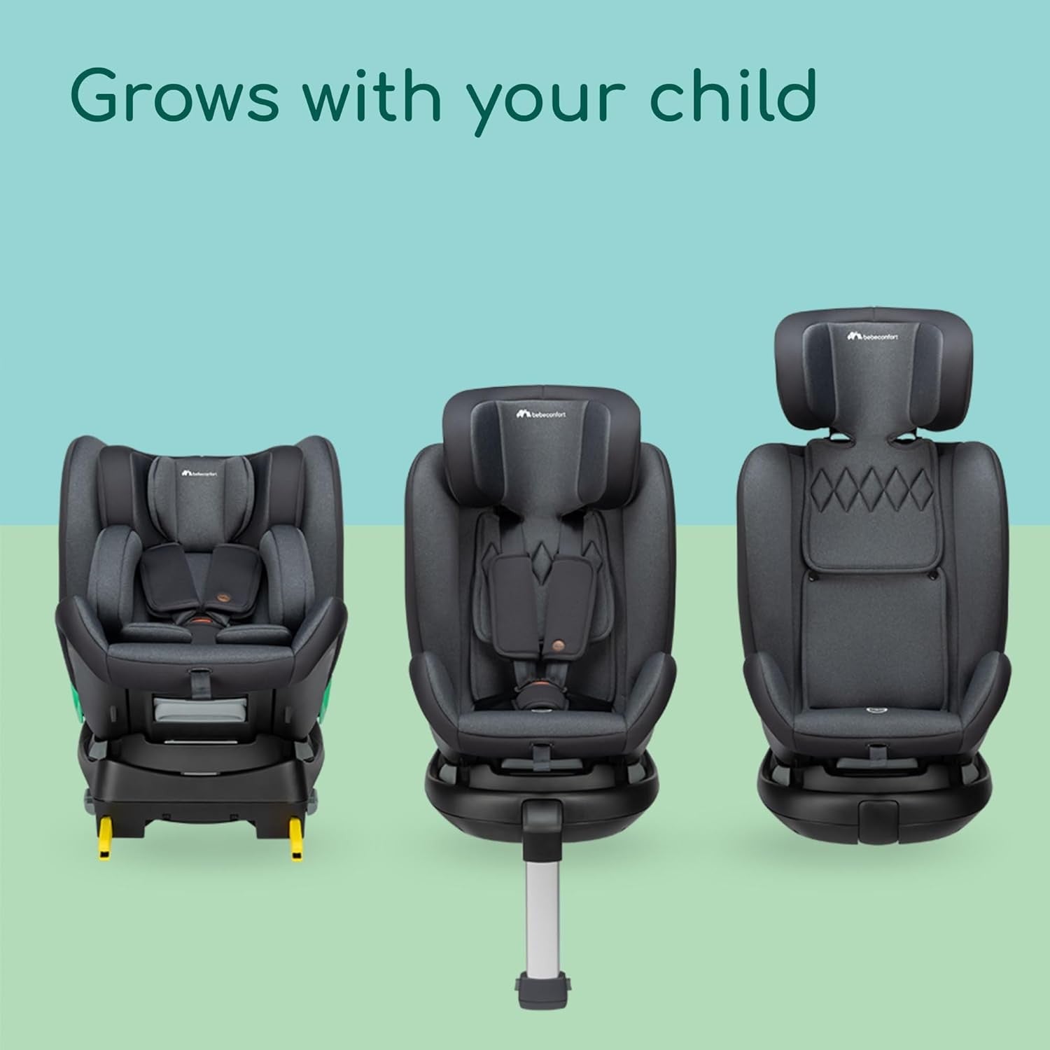 360° Swivel ISOFIX i-Size Car Seat 0–12 Years Rear & Forward