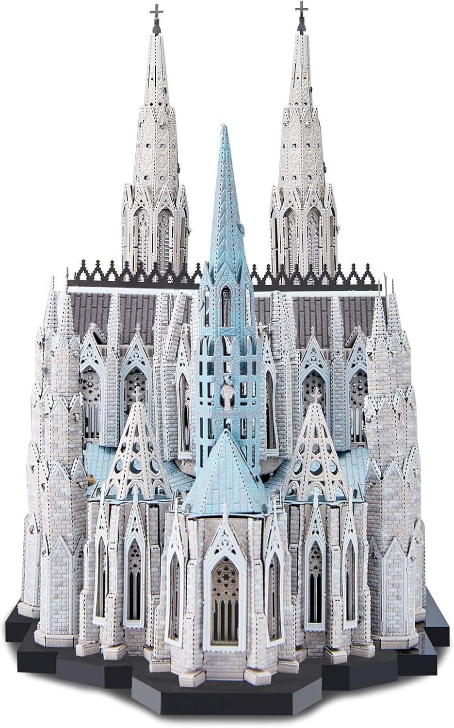 3D Metal Cathedral Puzzle Kit 418PCS Stainless Steel Model Adult DIY