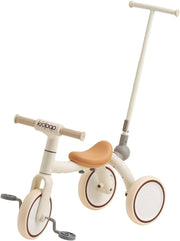 4 in 1 Kids Trike Balance Bike Scooter Push Trike EVA Wheels White