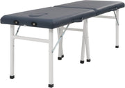 61cm Portable Massage Table Lightweight Spa Bed Folding Therapy Couch Blue