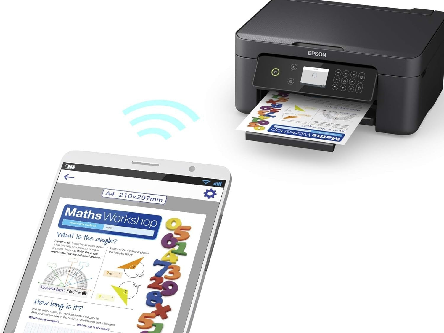 Expression Home XP-4100 Wi-Fi 3-in-1 Printer with Scan & Copy, Black