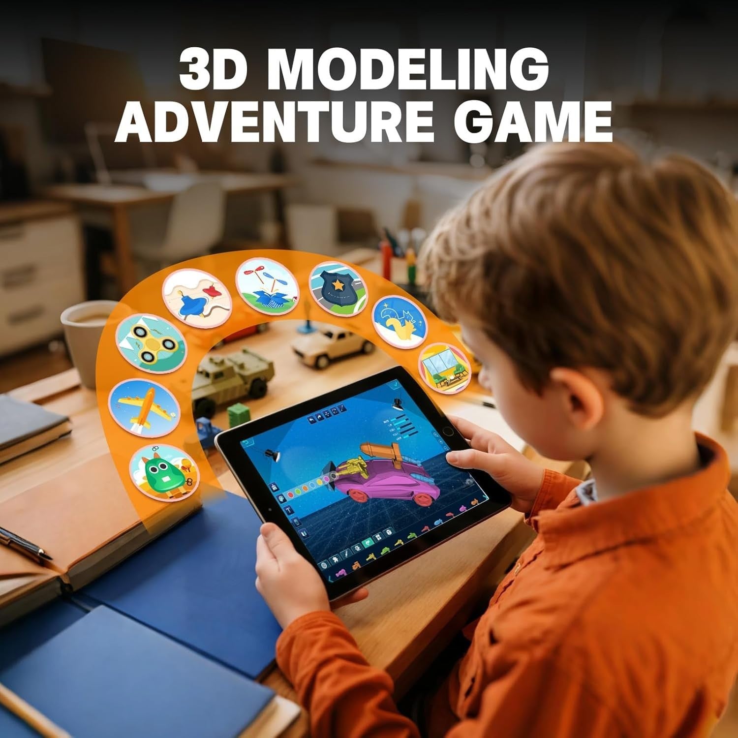 Kids Friendly 3D Printer WiFi Silent Enclosed App Design School Home