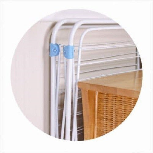 Large Clothes Airer 25m Drying Rack Folding Indoor Rolling Laundry Tower