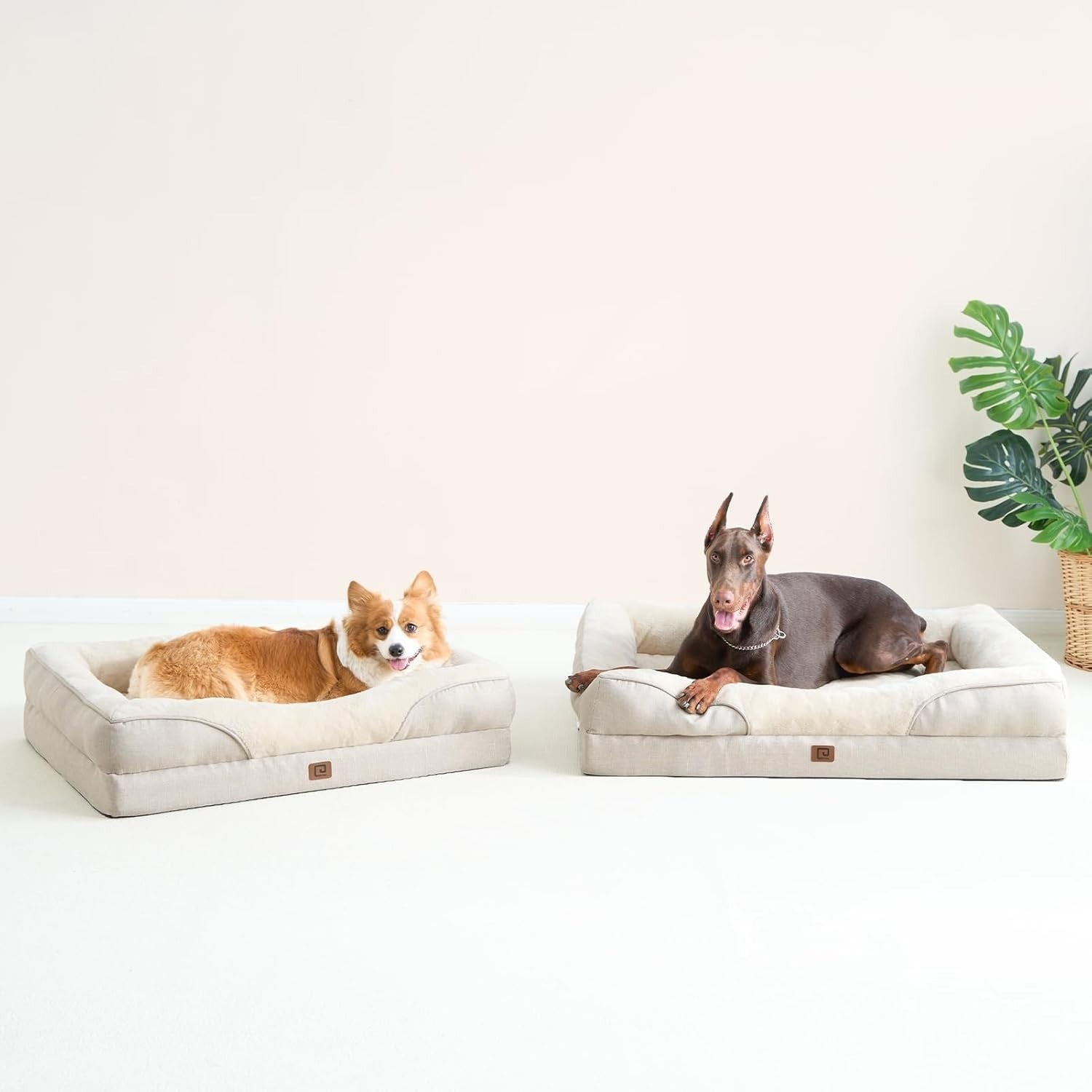 Giant XXXL Memory Foam Dog Bed Orthopedic Waterproof 132x104x20cm