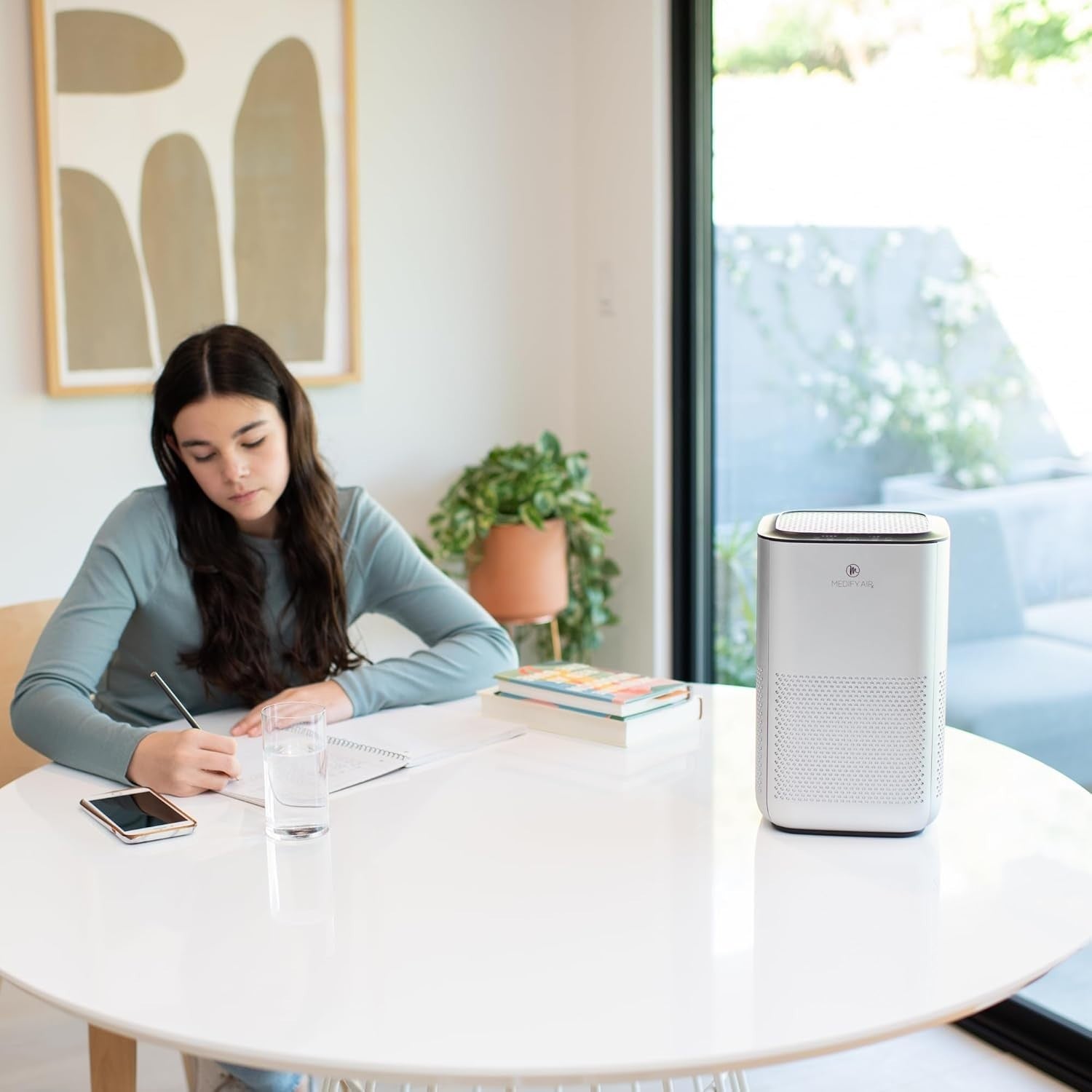 H13 HEPA Air Purifier 585ft² Ultra Quiet Smoke Odour Allergy Filter