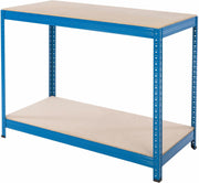 1200mm Industrial Workbench 300kg Load Chipboard Top with Adjustable Shelf
