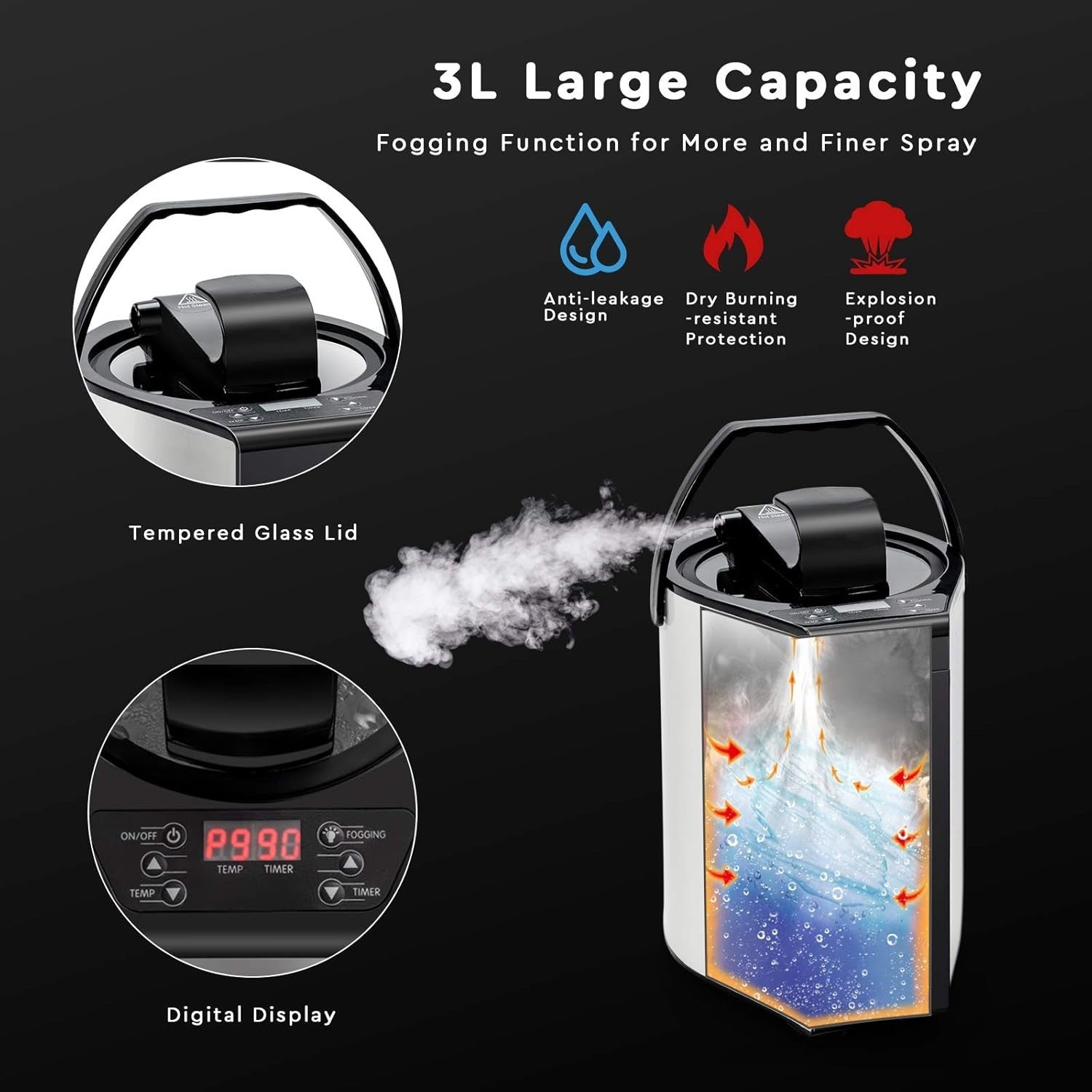 Portable Full Body Steam Sauna Tent Blue – 3L Steamer, Chair & Remote