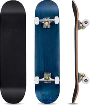 Complete 31" Maple Skateboard Deck ABEC-7 Bearings Kids Teens Adults