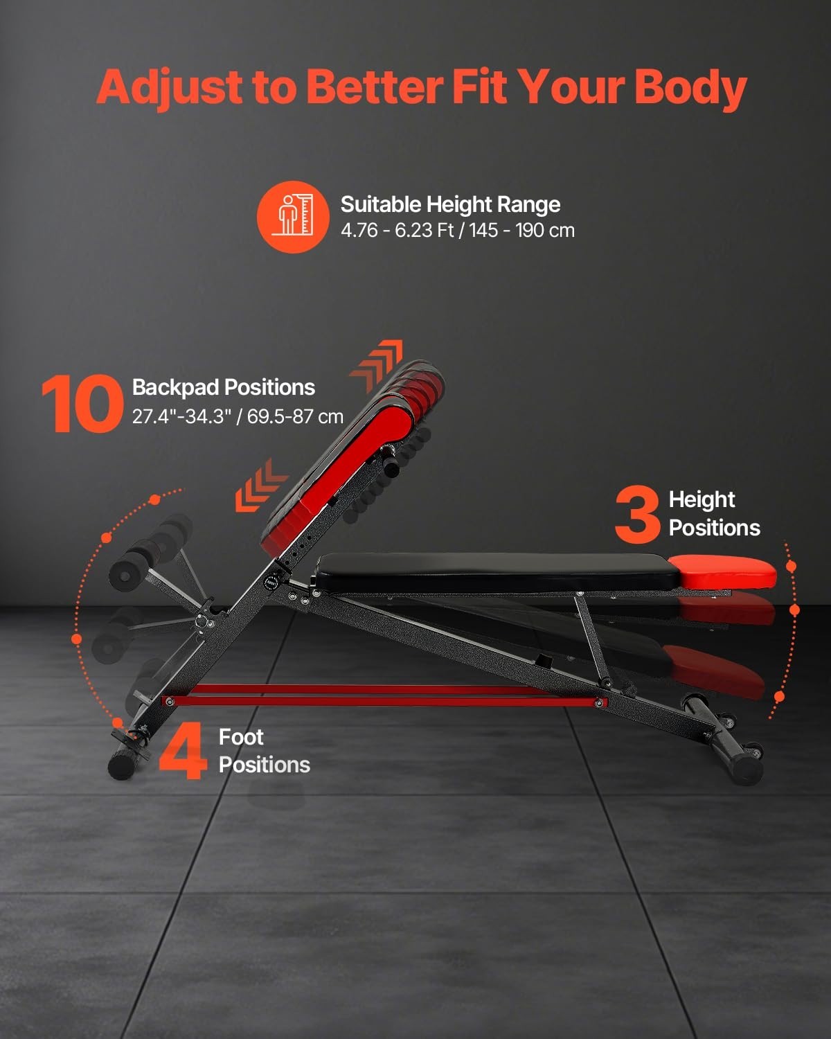 Multi-Functional Roman Chair Bench 660lb Hyperextension Full Body Home Gym