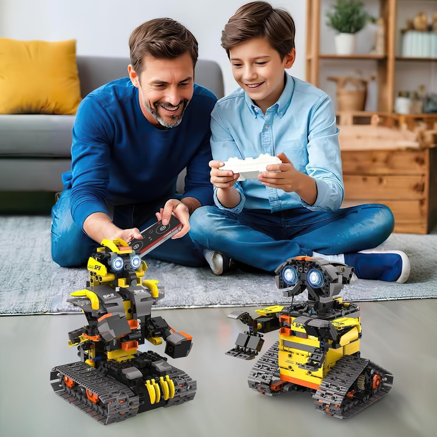 5-in-1 RC Robot Building Set 688PCS – App & Remote Control STEM Toy Gift