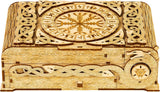 3D Wooden Puzzle Box DIY Storage Chest Mechanical Model Kit Desk Organizer