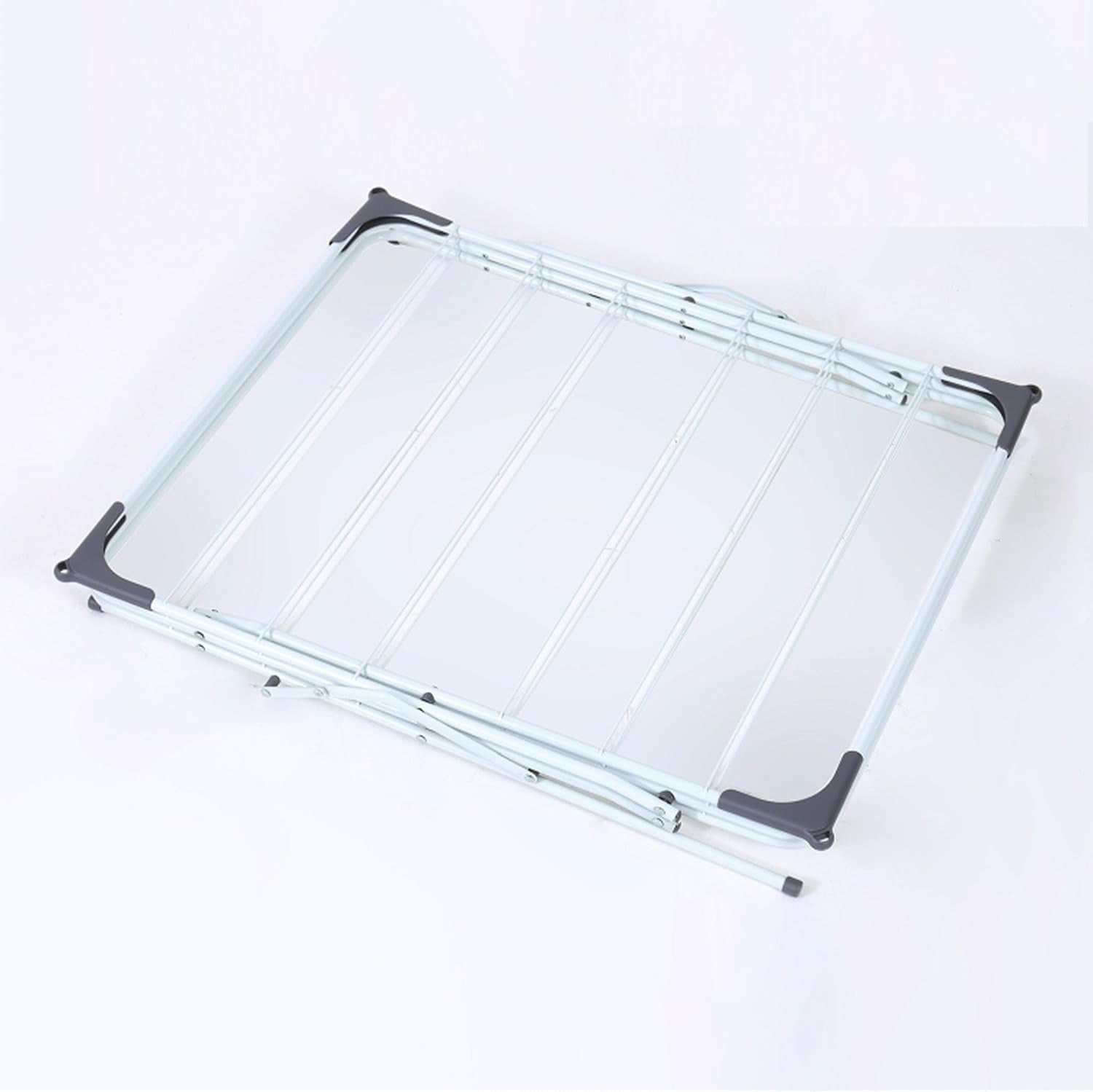 3 Tier Folding Clothes Airer Laundry Drying Rack Compact Indoor Outdoor