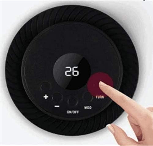 Electric Fan Heater 500W Portable Oscillating 360 Safe Low Energy Space Warmer