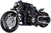 Realistic 623pcs Motorcycle Model Kit with Suspension & Moving Parts