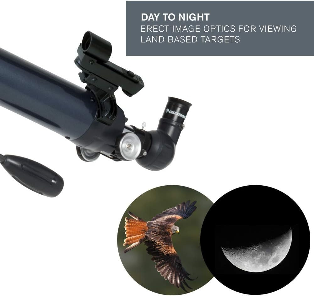 Powerful 70mm Refractor Telescope w/ Tripod, 20mm & 10mm Eyepieces, StarPointer