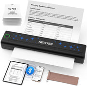 A4 Portable Thermal Printer Inkless Bluetooth for iOS Android