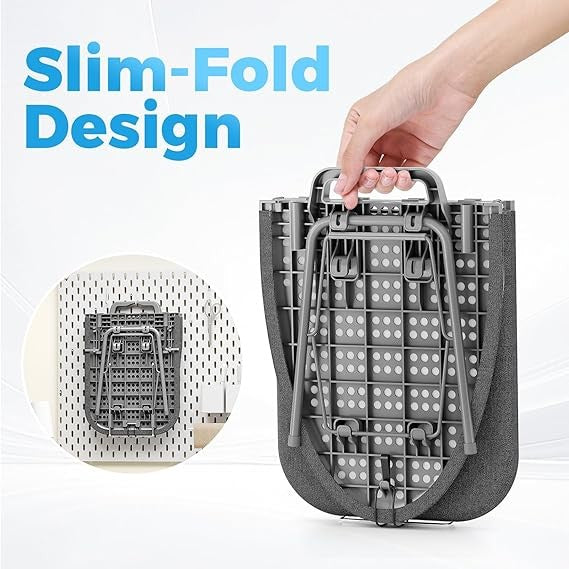 Foldable Tabletop Ironing Board with Iron Rest Non Slip Compact Portable