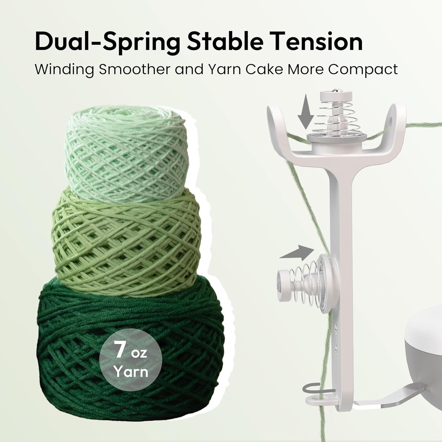 Electric Yarn Winder Wool Ball Winder with Adjustable Speed for Knitting