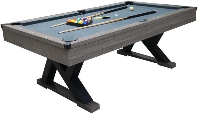 7FT Full Size Snooker Pool Table Heavy Duty Home Game w Accessories