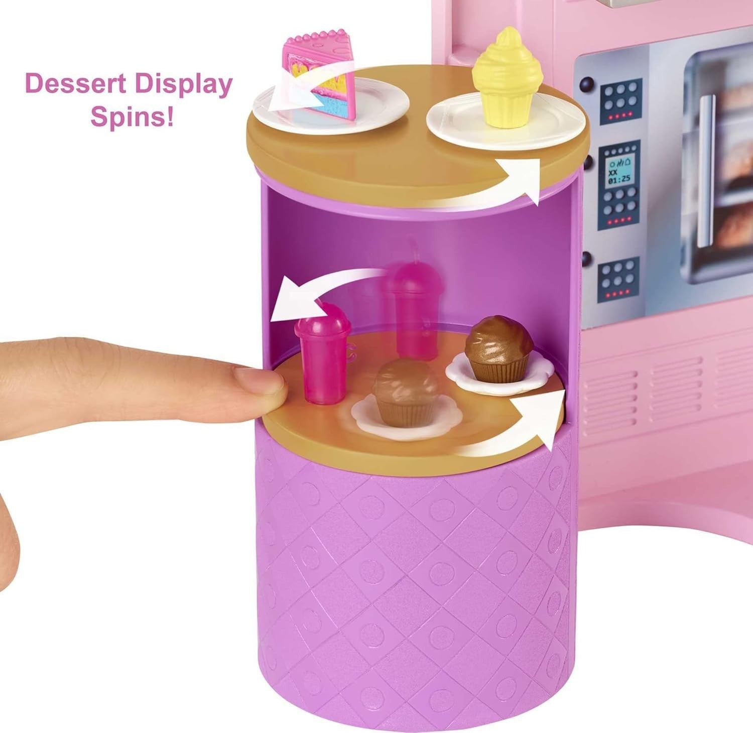 Kids Restaurant Playset Kitchen Pizza Oven Grill Toy Set 30+ Pieces