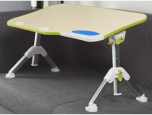 Portable Adjustable Laptop Table 70x40cm Foldable Olive Green Bed Desk