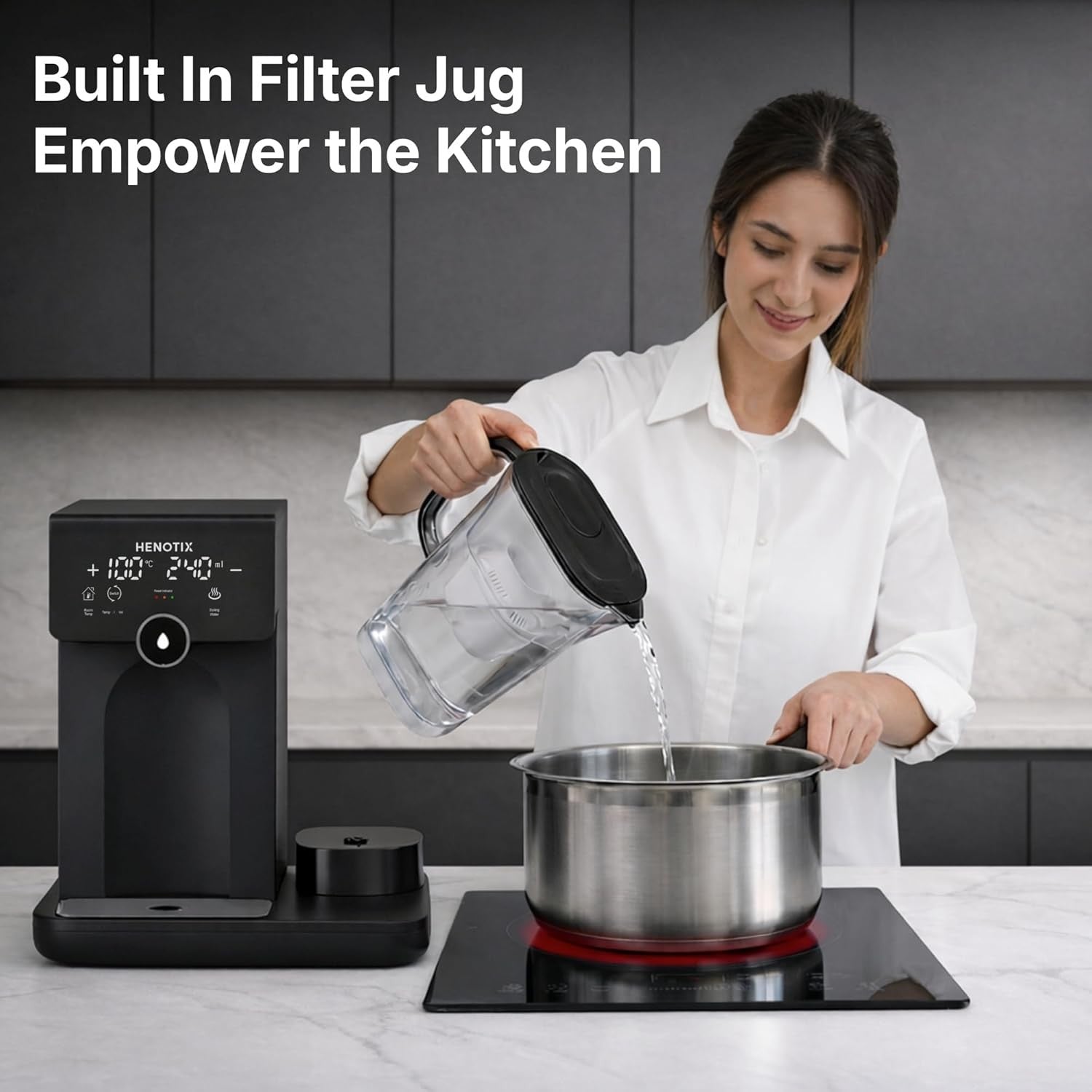 Instant Hot Water Dispenser 2.8L | Touch Screen Filter 12 Temp Presets