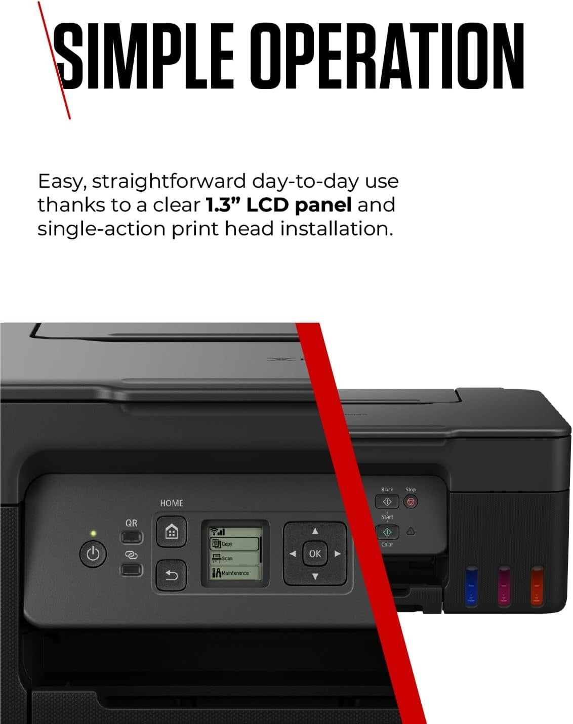 A4 Colour All-in-One MegaTank Printer Wireless Copier Scanner G3570