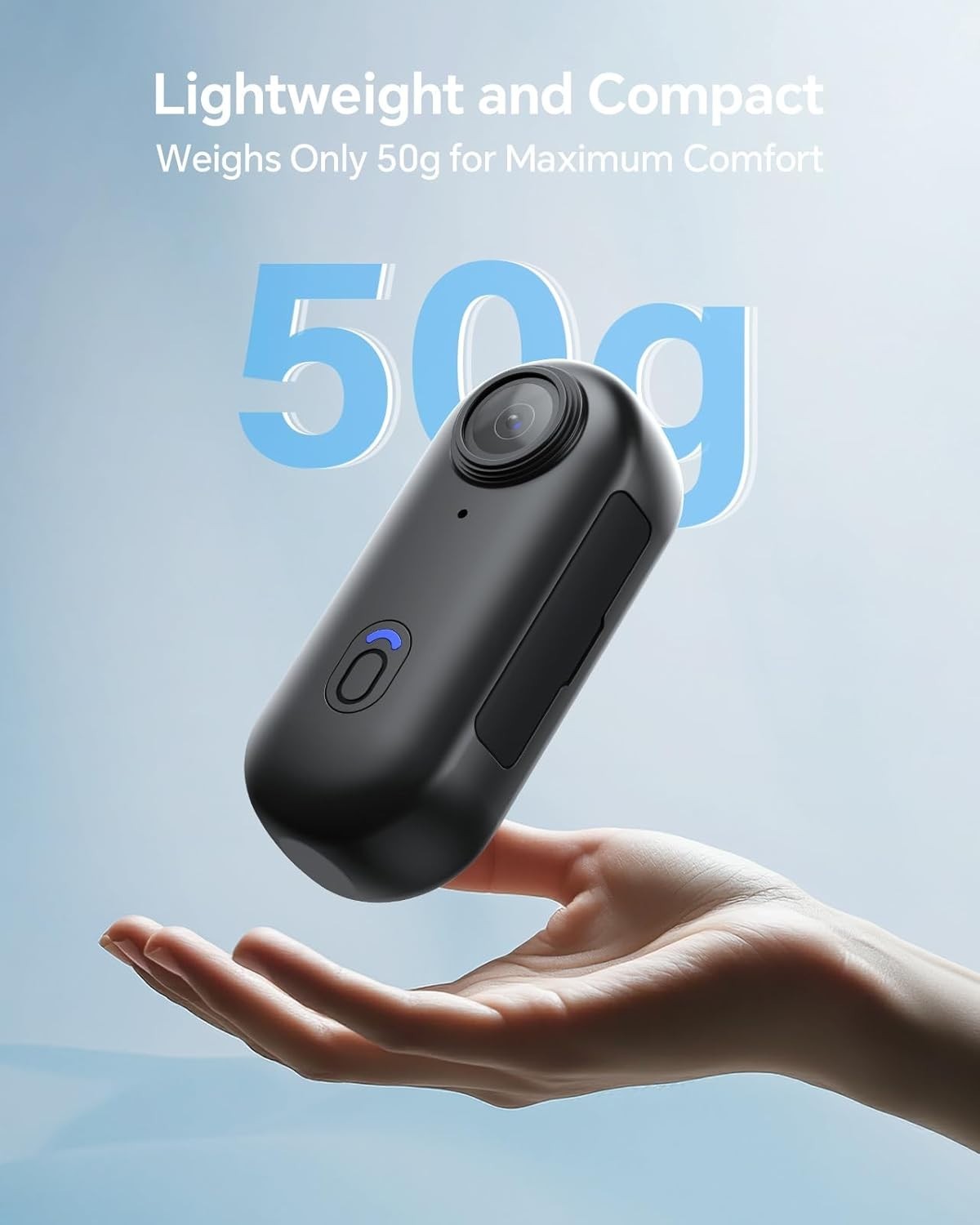 4K Mini Body Camera 128GB Wearable Cam Magnetic Clip 120Min Recording