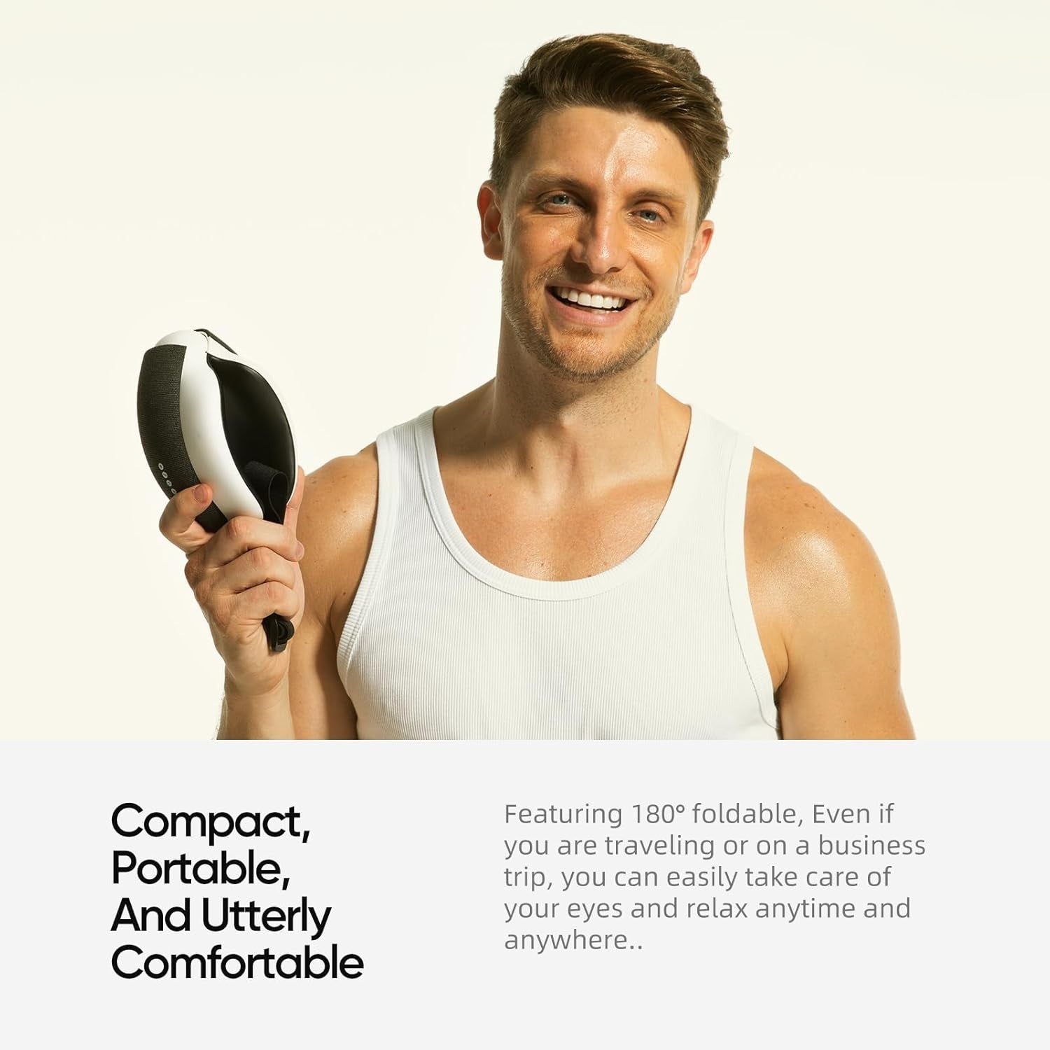 Heated Eye Massager 3D Airbag Bluetooth White Noise Gift Set