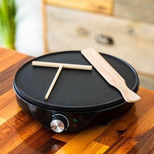12" Electric Crepe & Pancake Maker 1000W Non-Stick w/ Tools