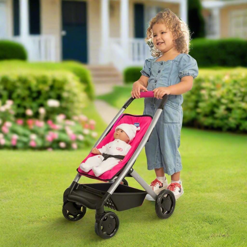 3in1 Dolls Pram Travel System Pushchair Carrycot Toy Stroller 3+