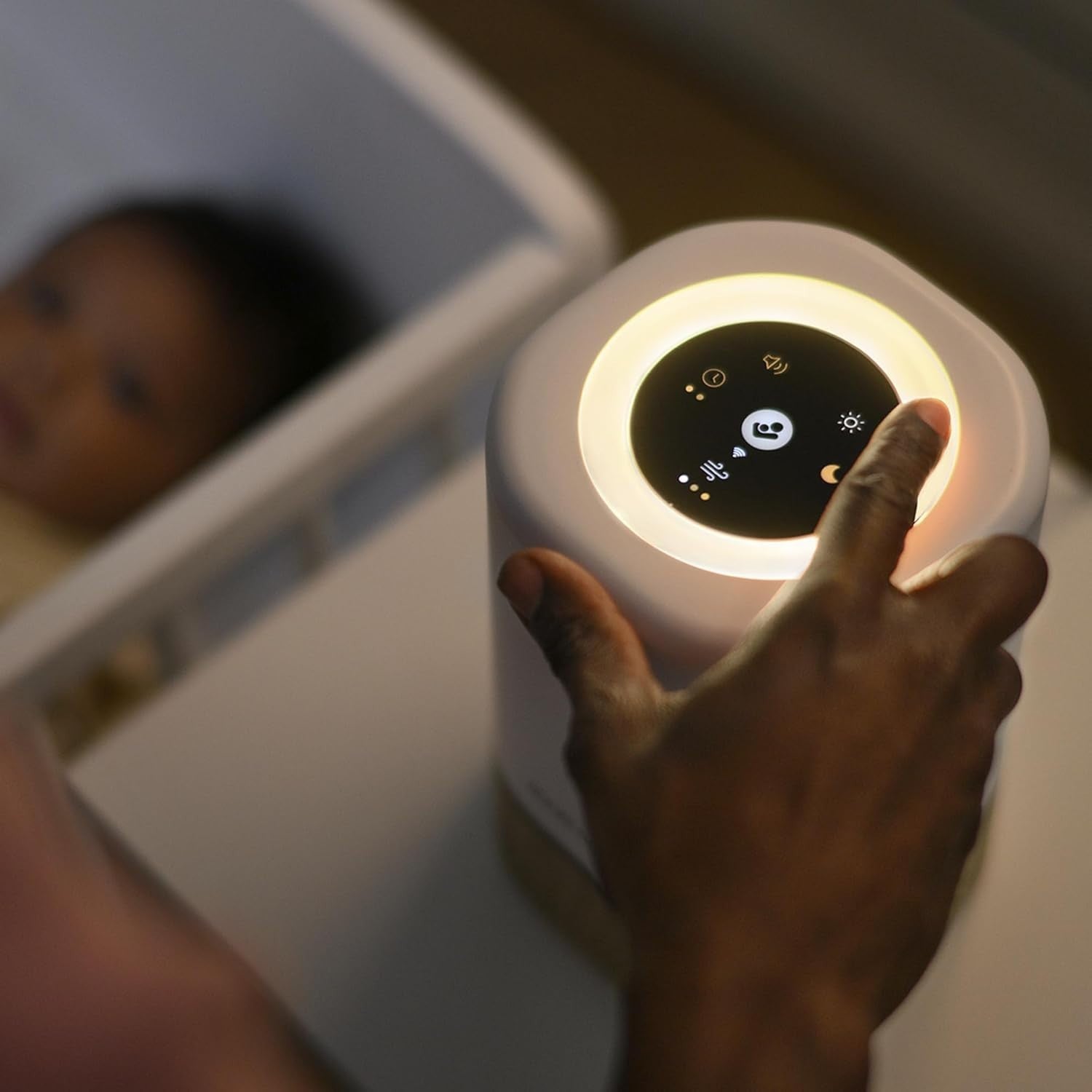 3 in 1 HEPA H13 Air Purifier Baby Night Light Sound Smart Alexa