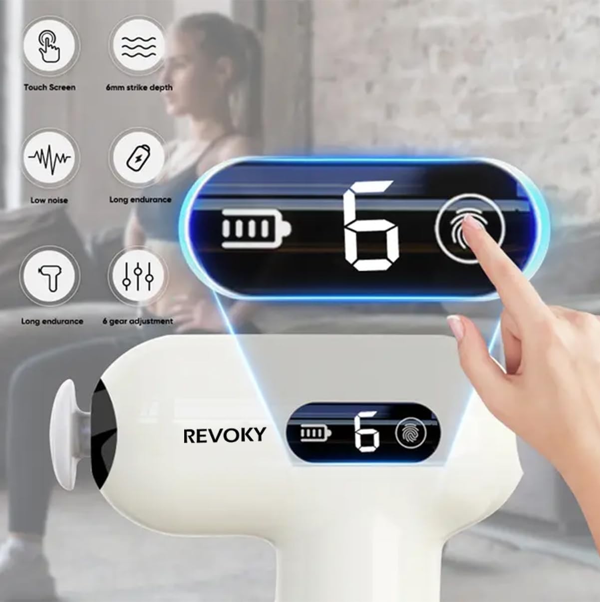Mini Deep Tissue Massage Gun Quiet Percussion Muscle Recovery Portable USB-C