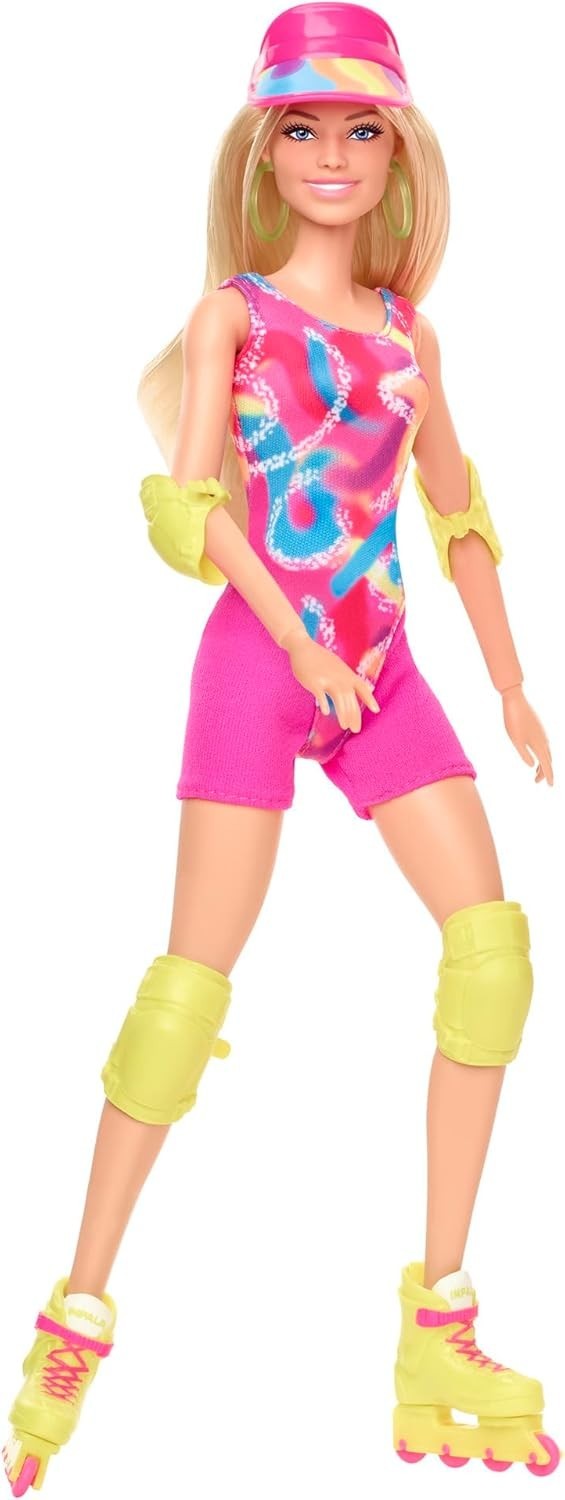 Movie Skater Fashion Doll Neon Outfit Inline Skates Collectible