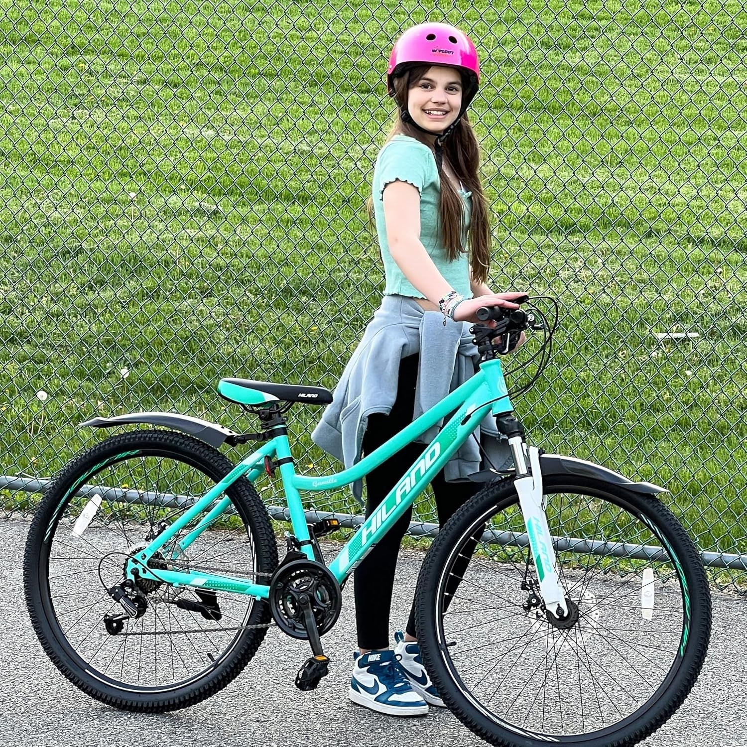 26" Women's Mountain Bike 21-Speed Disc Brakes Front Suspension Steel