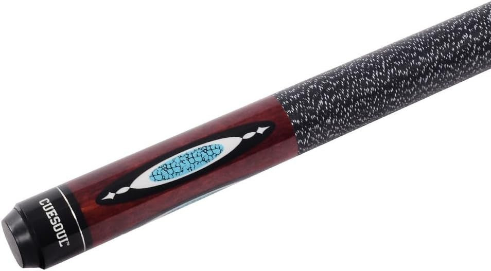 58” Adjustable Weight Pool Cue Maple Shaft 11.5mm Tip Linen Grip 19oz